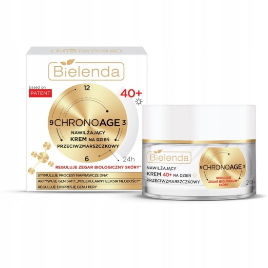 BIELENDA CHRONO AGE 24H NAWILŻAJĄCY KREM PRZECIWZMARSZCZKOWY NA DZIEŃ 40+ 50ML